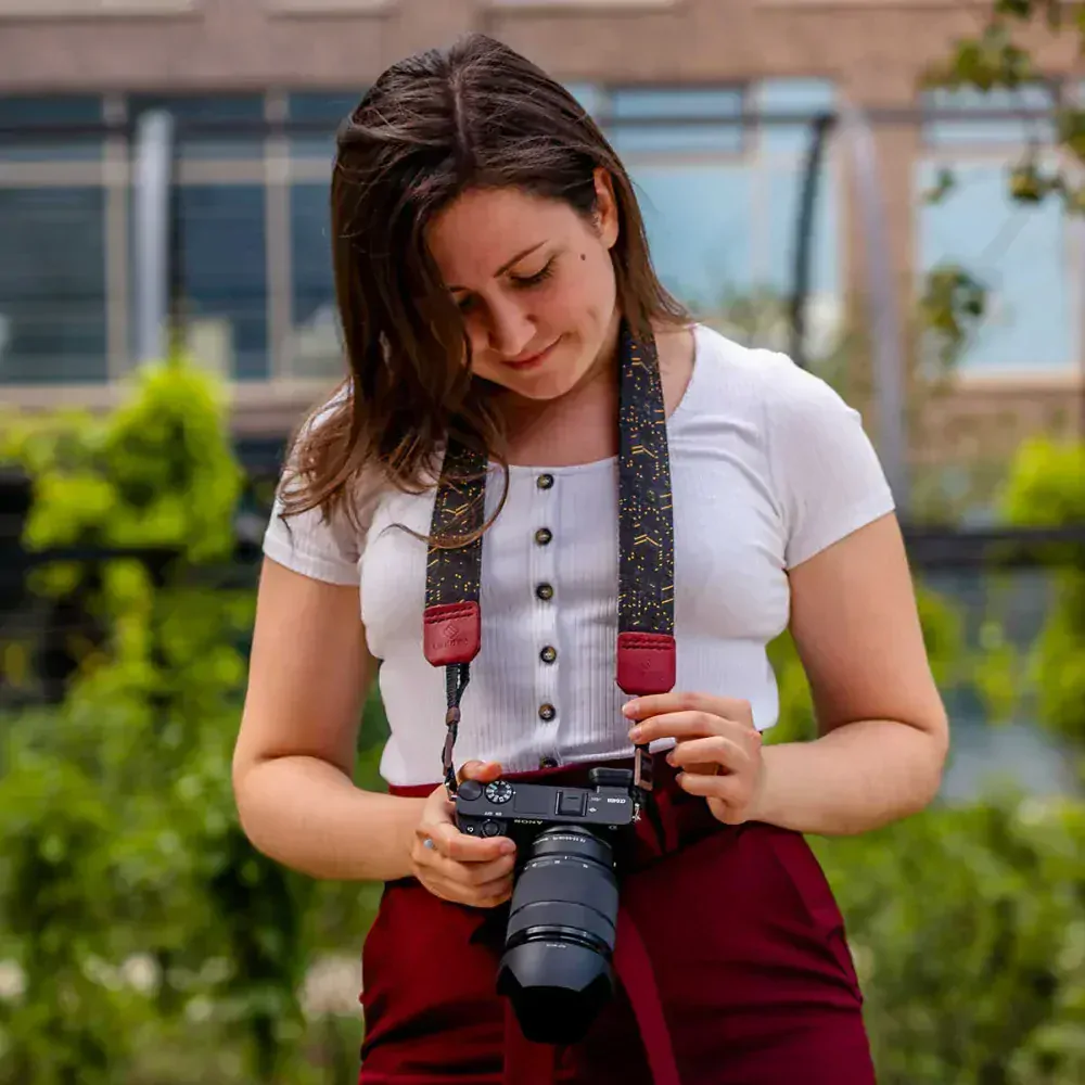Popruh na fotoaparát -  Skyscrapers