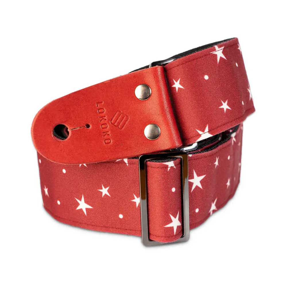 Český popruh na kytaru - Bordeaux