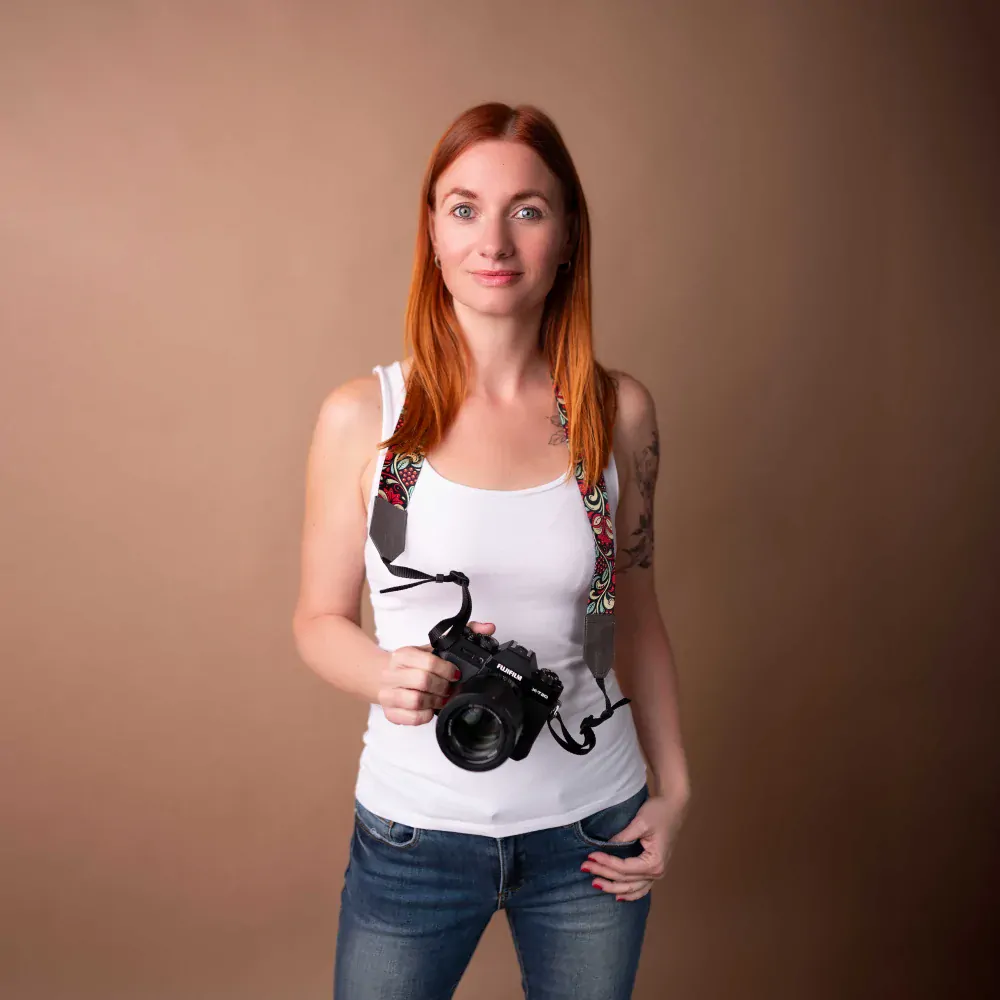 Popruh na fotoaparát - Fionne