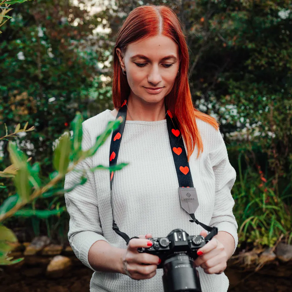 Popruh na fotoaparát - Amore